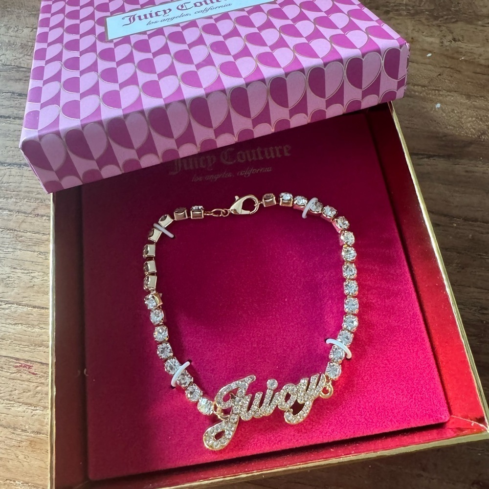💕💕Juicy Couture Gold and Silver Crystal Bracelet
